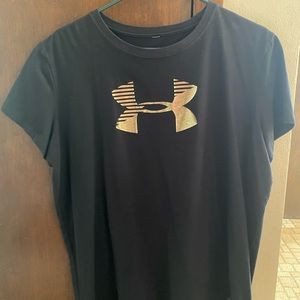 Black and Gold short sleeve tee shirt